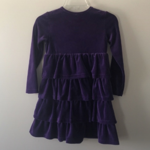Hanna Andersson Velvet Dress (size 130/8) - Picture 3 of 6